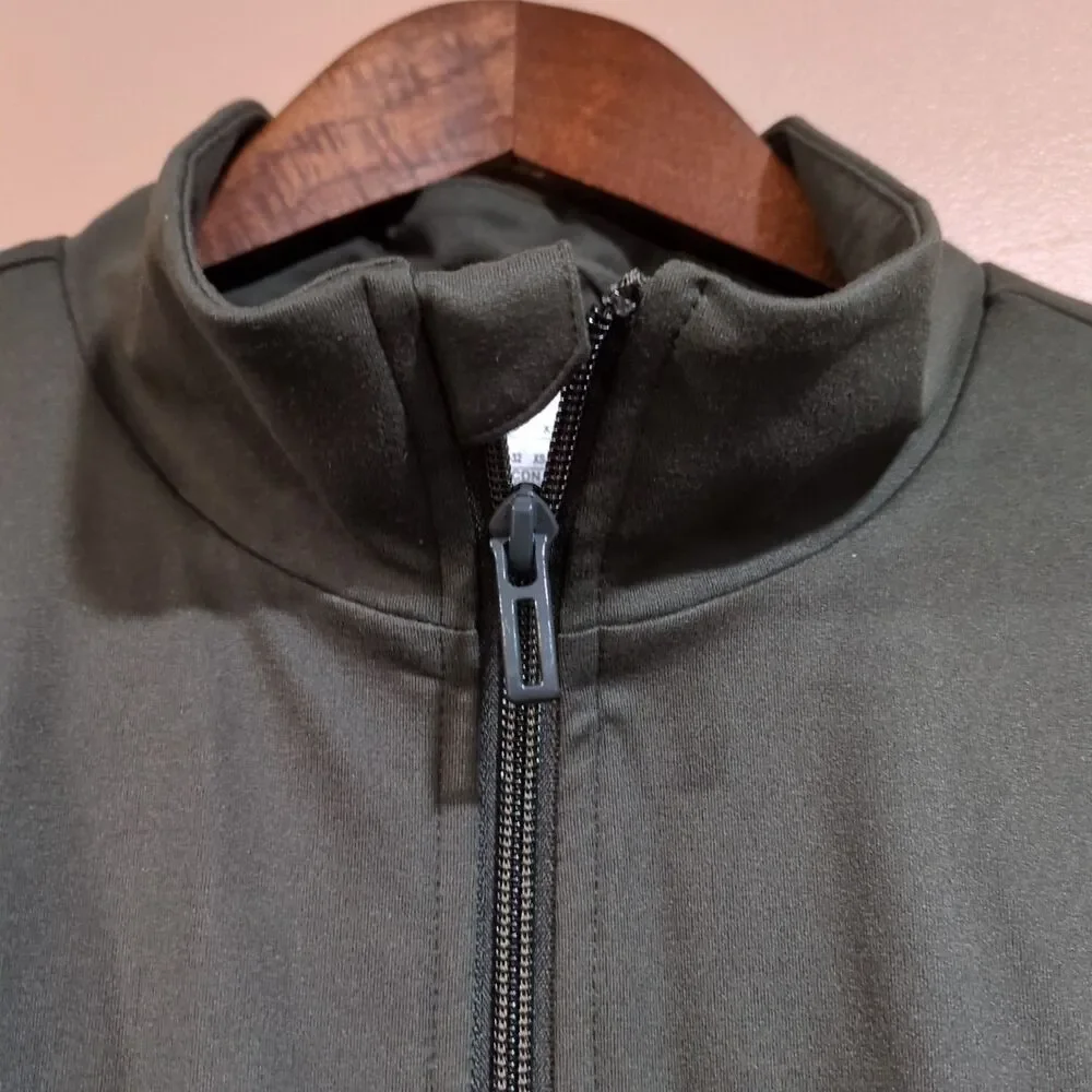 Adidas Track Jacket Olive Green Womens‎ XS Zoe Saldana Legacy Streetwear Gym Run